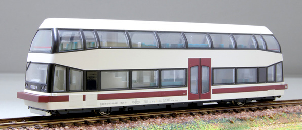 Doppelstock-Schienenbus BR 670 KSR Ep.VI "Alma" (Abb.: TT-Modell)
