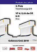 Goldenes Gleis 2018 für den VT 4.12.001 N